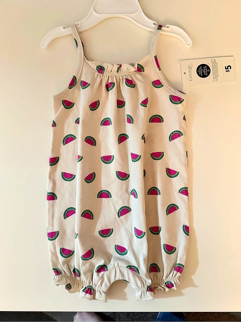 George Baby 3M Watermelon Print Romper